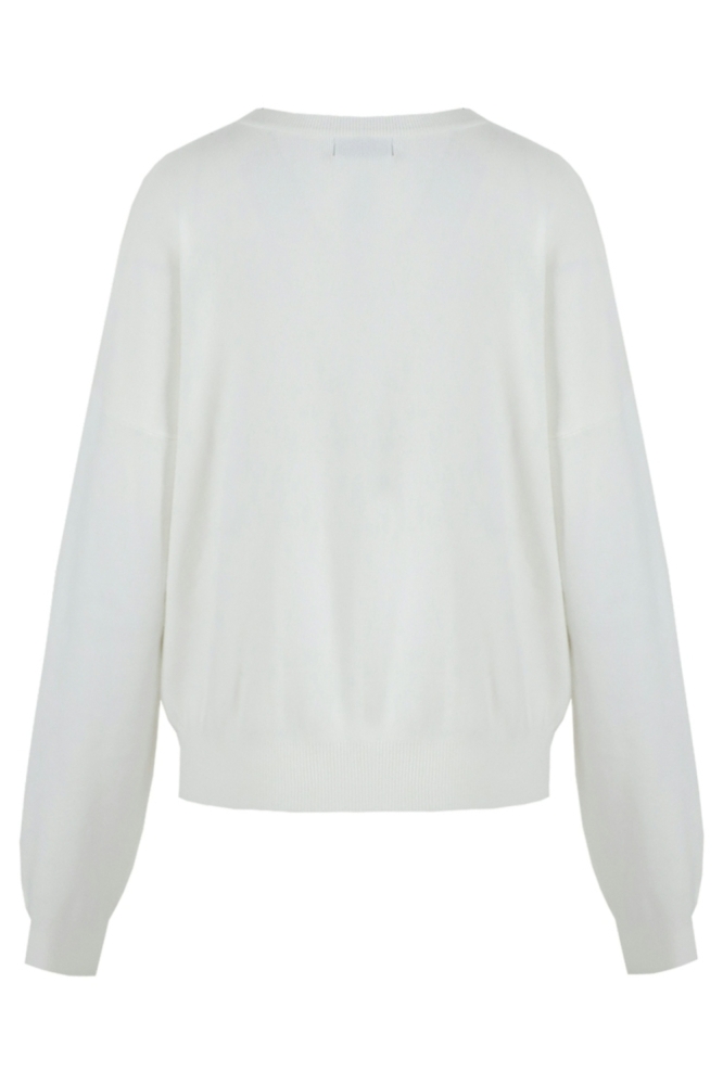 VERALINE KNIT SWEATER 25NVF01 011 OFF WHITE